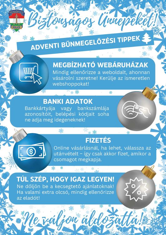 Adventi tájékoztató